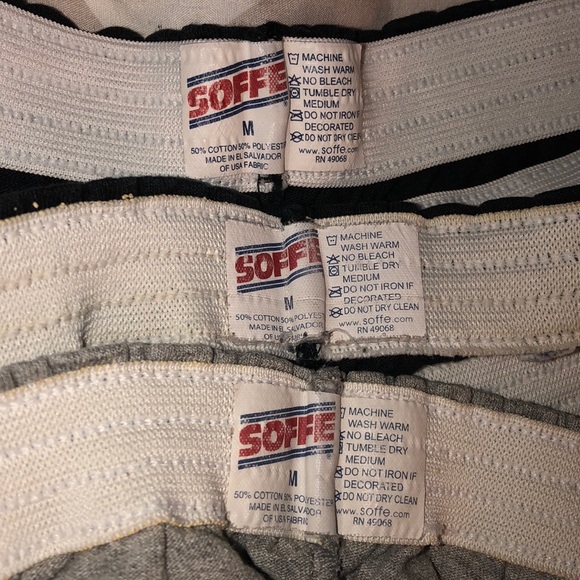 Soffe Shorts (2 black, 1 grey) - Picture 3 of 3